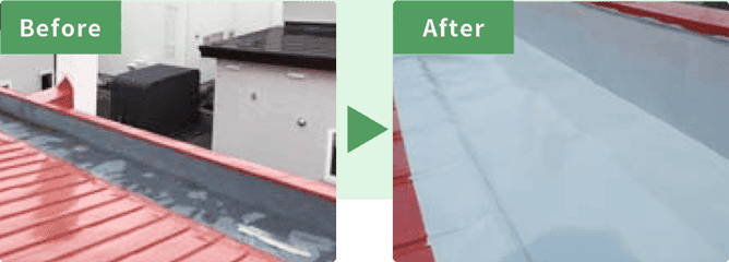 バルコニーの防水塗装